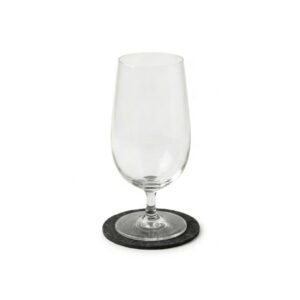 Mörkgrått glasunderlägg - 6st